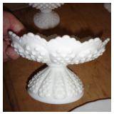 FENTON MILK GLASS CANDLE HOLDER