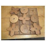 WOOD TIC TAC TOE GAME