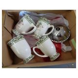 XMAS GLASSWARE & MISC