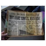 NEWSPAPER REPRINT - TITANIC