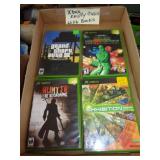 "EMPTY" X-BOX CASES WITH BOOKS