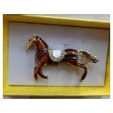 HORSE BROOCH