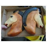 CHALKWARE HORSE WALL DECOR