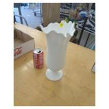 FENTON MILK GLASS VASE