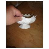 FENTON MILK GLASS CANDLE HOLDER