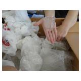 LOT OF CLEAR GLASSWARE / UT