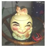 COW JUMPED OVER THE MOON COOKIE JAR / B