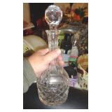CRYSTAL BRANDY DECANTER / B