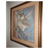 OWL PRINT BY HARRY DUNCAN / DR