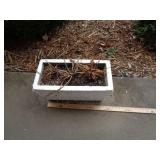 CONCRETE FLOWER POT / FRT PORCH NEAR DOOR