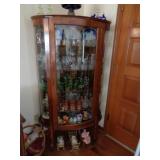 TIGER OAK CURIO 12"D X 32"W X 63"T / LR