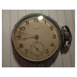 POCKET WATCH / ELGIN MECHANICAL / TRAIN SCENE