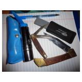 MIXED LOT / SHARPENING STONE / OLD TIMER ETC