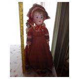 HANDWERCK / PORCELAIN DOLL / 25" T