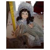 PORCELAIN DOLL / MADE IN GERMANY / 12" SITTING