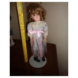 MADE IN GERMANY / PORCELAIN DOLL / 18"