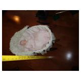 SWEET DREAM PORCELAIN DOLL WITH BASSINET
