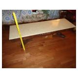 BROYHILL MARBLE TOP COFFEE TABLE