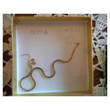 GOLD BRACELET / THIS IS .585 GOLD WHICH MEANS 50%