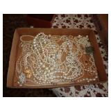 PEARL LOOKING NECKLACES AND ETC
