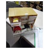 ORGANIZER W SEWING ITEMS