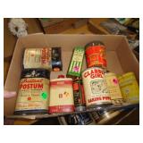 VINTAGE SPICE TINS & ETC