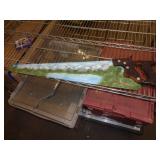 HAND PAINTED HAND SAW