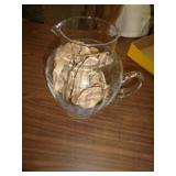 GLASS PITCHER
