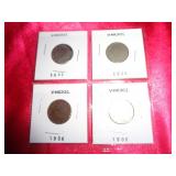 4 - "V" NICKELS