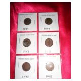 6 - INDIAN HEAD CENTS