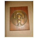 PERKY DR. PEPPER PLAQUE / RESIN CAST