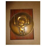 PERKY DR. PEPPER PLAQUE / RESIN CAST