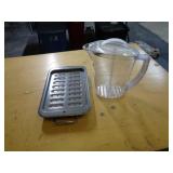 PITCHER (PLASTIC) & BAKING PAN