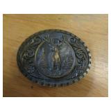 MONTANA BRASS BELT BUCKLE