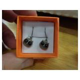 STERLING SILVER OWL EARRINGS
