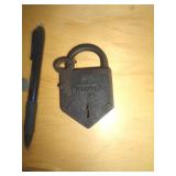MILLER LOCK WITH KEY