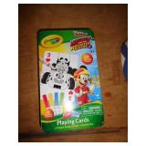 MICKEY MOUSE COLORING PLAYING CARDS