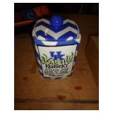 U OF K COOKIE JAR