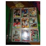 180 FOOTBALL CARDS IN BINDER