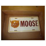 MOOSE LODGE LICENSE PLATE