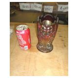 CARNIVAL GLASS VASE