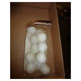 PLASTIC PRACTICE GOLF BALLS