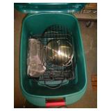 TOTE OF KITCHEN ITEMS / UT