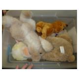 TOTE OF PLUSH TOYS / UT