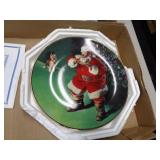 1995 FRANKLIN MINT SANTA COCA COLA PLATE