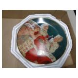 1995 FRANKLIN MINT SANTA COCA COLA PLATE