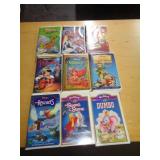 9 - DISNEY VHS TAPES