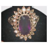 COSTUME RING WITH STAND SZ 8.5