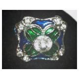 COSTUME RING WITH STAND SZ 6.5