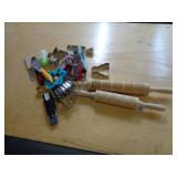 ROLLING PINS, COOKIE CUTTERS & MISC